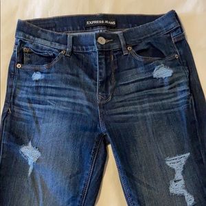 Express distressed skinny jeans - 6L
